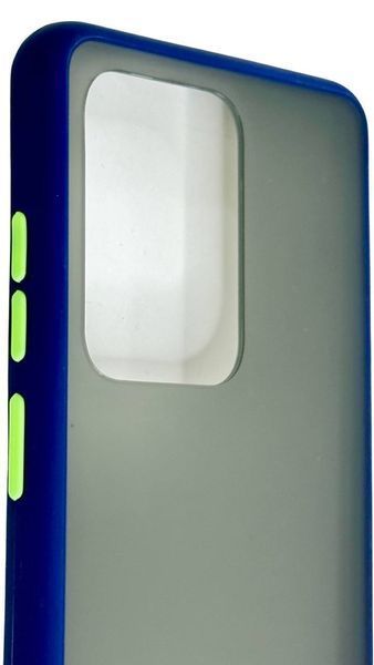 TPU чохол накладка Matte Color Case для Samsung Galaxy S20 Ultra синій 092214 фото