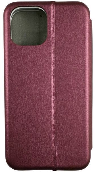 Чехол книжка Elegant book на iPhone 12 Mini бордовый 091660 фото