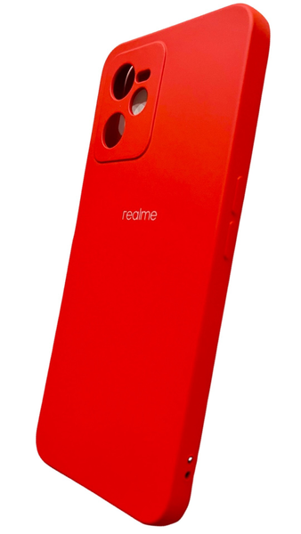 Чехол Soft touch для Realme C35 (на реалми ц35) красный 086428 фото