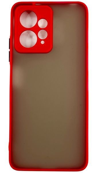 TPU чехол накладка Matte Color Case для Xiaomi Redmi Note 12 4G красный 092014 фото