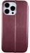 Чохол книжка Elegant book на iPhone 14 Pro Max / бордовий 088086 фото 2