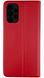 Шкіряний чохол-книжка Fibra case на Samsung Galaxy A13 (самунг а13) червоний 085845 фото 4