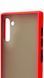 TPU чохол накладка Matte Color Case для Samsung Galaxy Note 10 червоний 92264 фото 3