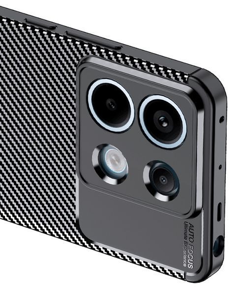 TPU чохол накладка Autofocus для Xiaomi Redmi Note 13 Pro (5G) / чорний 201758 фото