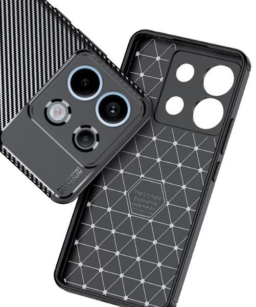 TPU чохол накладка Autofocus для Xiaomi Redmi Note 13 Pro (5G) / чорний 201758 фото