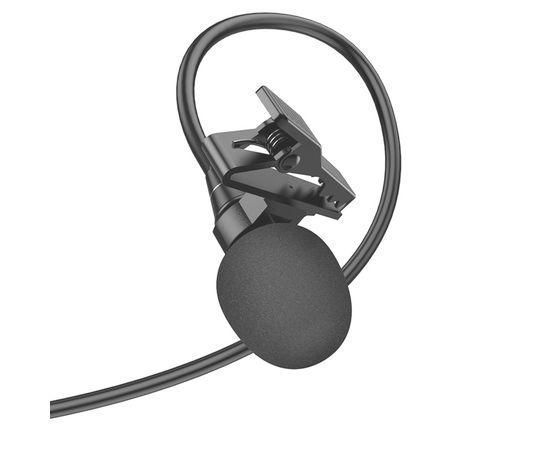 Микрофон-петличный HOCO L14 Lavalier microphon 3,5mm c Lightning 85597 фото