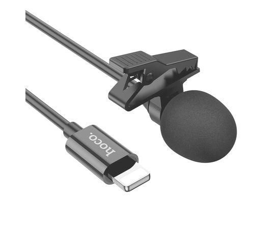 Микрофон-петличный HOCO L14 Lavalier microphon 3,5mm c Lightning 85597 фото