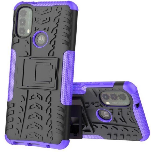 PC + TPU чохол Armor на Motorola E40 фіолетовий 89505 фото