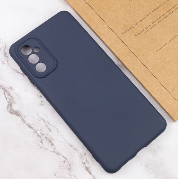 Чохол накладка TPU Liquid Silk для Samsung Galaxy S24 FE / темно-синій 201166 фото