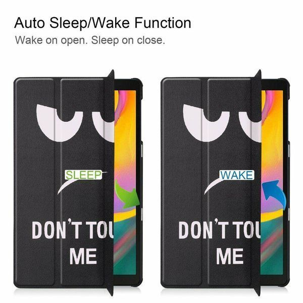 Шкіряний чохол книжка Crazy Horse на планшет Samsung Galaxy Tab A 10.1" (T510/T515)/dont touch 098892 фото