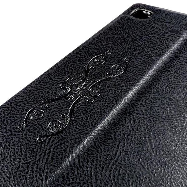 Шкіряний чохол книжка Lishen для Samsung Galaxy Tab A7 Lite (SM-T220) чорний 087283 фото