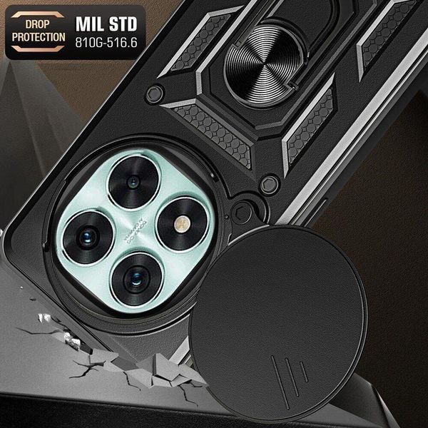 PC + TPU чехол Camshield Armor для Xiaomi Redmi Note 14 Pro (5G) / синий 099809 фото