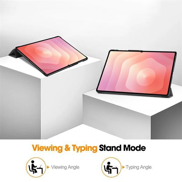 Чехол книжка Crazy Horse для Samsung Galaxy Tab S11 Ultra (14.6") / черный 203671 фото