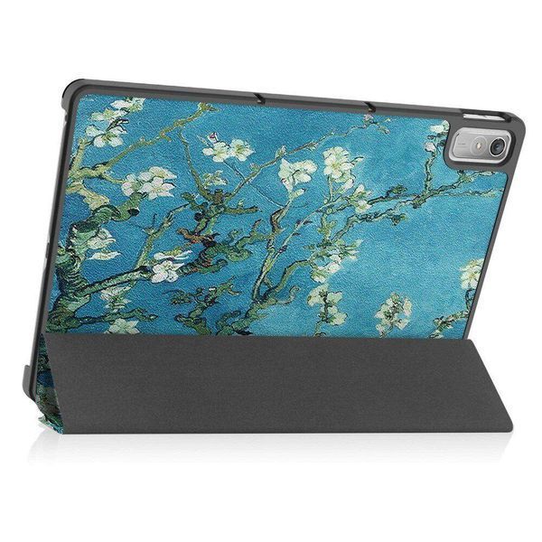 Шкіряний чохол-книжка Crazy Horse для Lenovo Tab P11 (2nd Gen) 11.5" / flowers 093852 фото