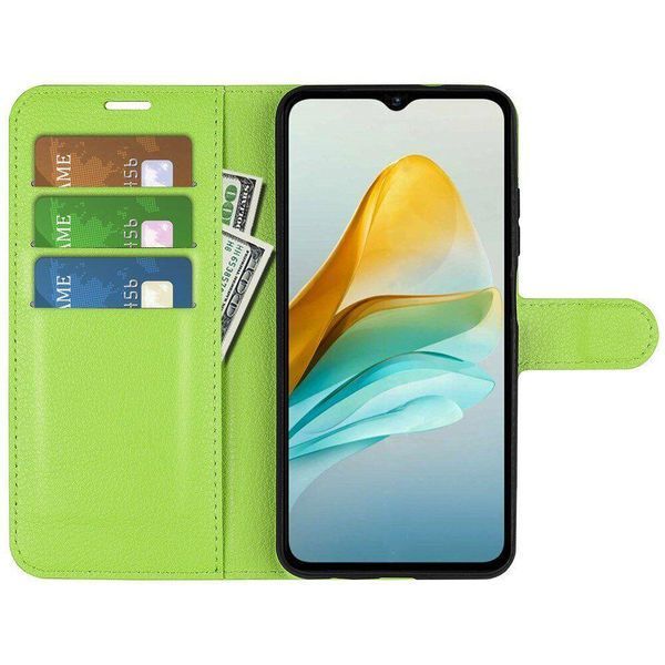 Шкіряний чохол книжка Lichee для ZTE blade A53 зелений 093055 фото