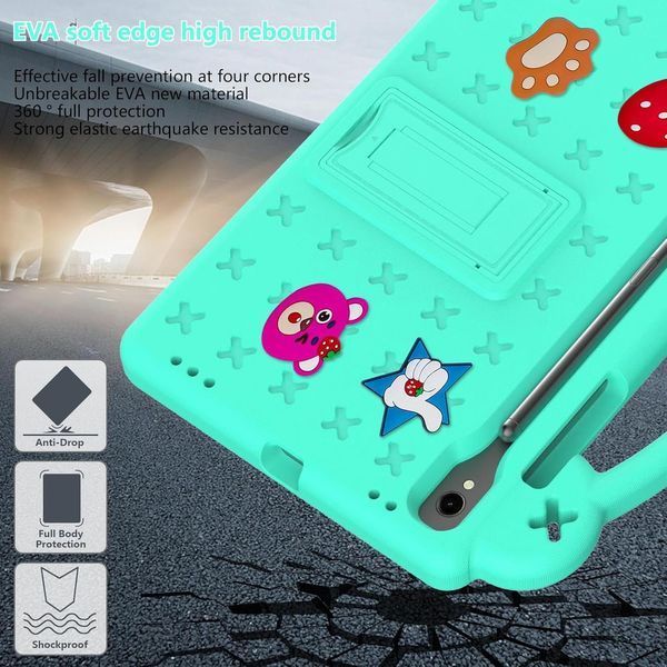 Чехол Junior Case Tablet на планшет Samsung Galaxy Tab S7 / Tab S8 (11") / бирюзовый 098982 фото