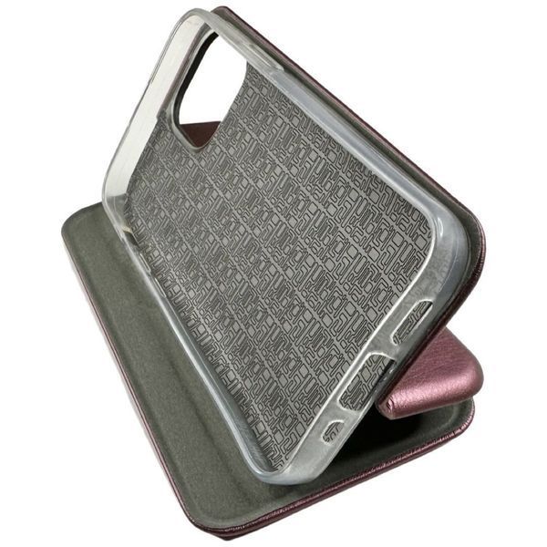 Чехол книжка Elegant book на iPhone 12 Mini бордовый 091660 фото