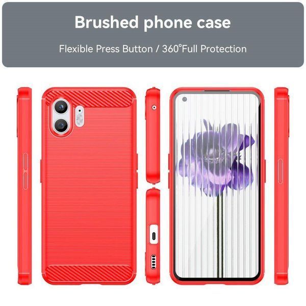 TPU чохол накладка Urban для Nothing Phone 2 / червоний 093583 фото