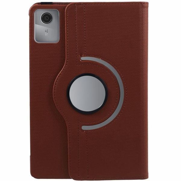 Шкіряний чохол-книжка 360 для Lenovo Tab M11 (11") / коричневий 094694 фото
