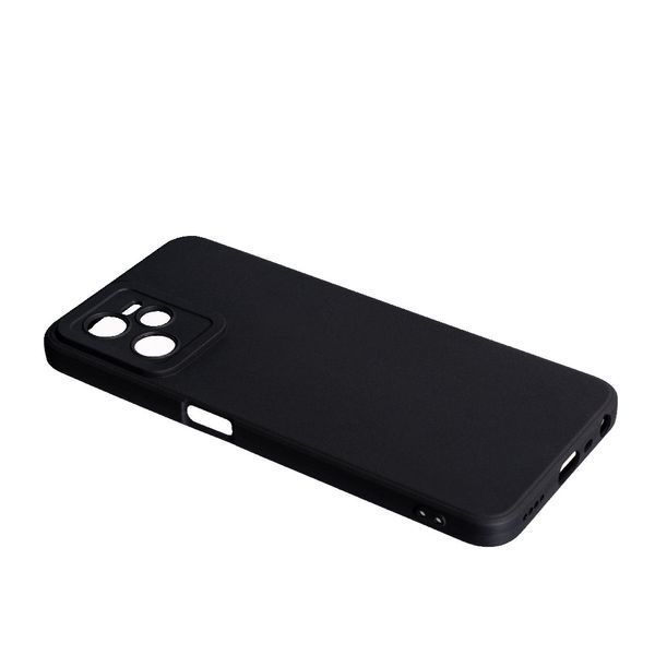 TPU чехол Smitt накладка бампер для Realme C35 черный 088803 фото