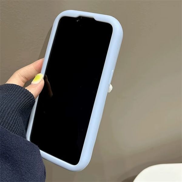 Силіконовий 3D чохол Funny Sheep для iPhone 11 / блакитний 098925 фото