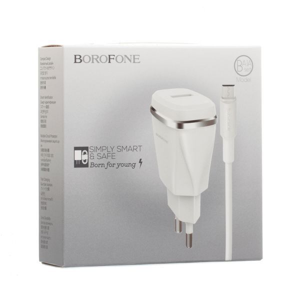 Сетевое ЗУ Borofone BA1A Micro 1USB 1A 16735 фото