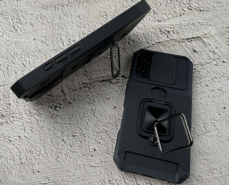 PC + TPU чехол Shock Proof для iPhone 14 Pro / черный 200670 фото