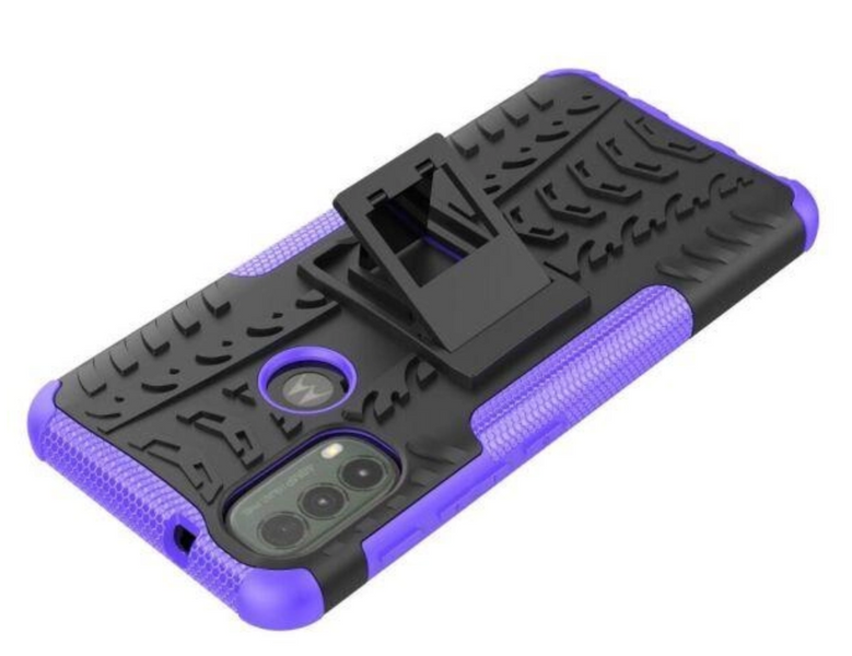PC + TPU чохол Armor на Motorola E40 фіолетовий 89505 фото