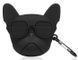 Резиновый чехол с карабином для AirPods Pro 2 Dog in glass черный 097058 фото 3