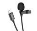 Микрофон-петличный HOCO L14 Lavalier microphon 3,5mm c Lightning 85597 фото 2