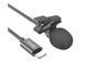 Микрофон-петличный HOCO L14 Lavalier microphon 3,5mm c Lightning 85597 фото 5
