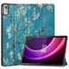 Шкіряний чохол-книжка Crazy Horse для Lenovo Tab P11 (2nd Gen) 11.5" / flowers 093852 фото 1