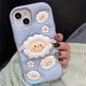 Силіконовий 3D чохол Funny Sheep для iPhone 11 / блакитний 098925 фото 1