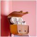 Шкіряний чохол-футляр з карабіном Briefcase для AirPods 4 / коричневий 201829 фото 2