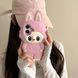 Резиновый 3D чехол Labubu Toy для iPhone 13 / розовый 099544 фото 2
