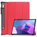 Кожаный чехол книжка Crazy Horse для Lenovo Tab P11 Pro 2nd Gen красный 093978 фото 1