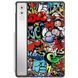 Кожаный чехол книжка Crazy Horse на планшет Lenovo Yoga Tab Plus (12.7) / graffiti 098909 фото 3