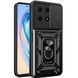 PC + TPU чохол Camshield armor для Honor X8A / чорний 92114 фото 1