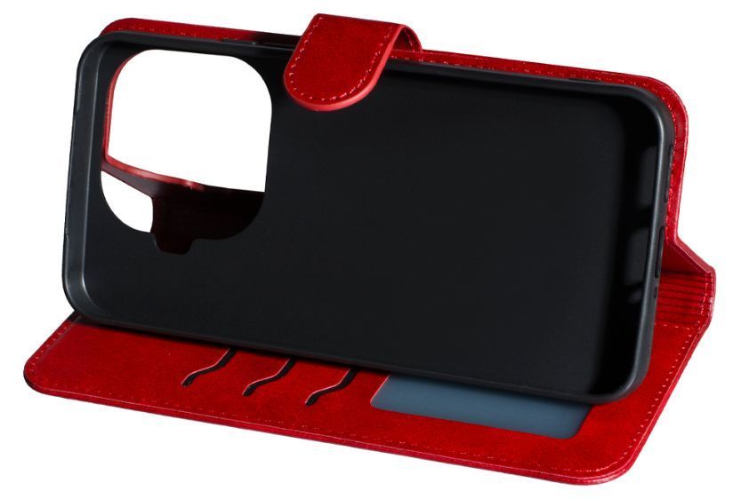 Шкіряний чохол-книжка Business Book на Xiaomi 15T Pro / red 204255 фото