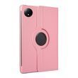Кожаный чехол книжка 360 на Xiaomi Redmi Pad SE 8.7" / розовый