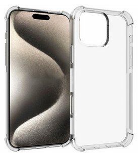 Протиударний силіконовий чохол WXD для iPhone 16 Pro / прозорий 200684 фото