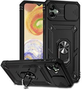 PC + TPU чохол Camshield armor для Samsung Galaxy A04E / чорний 087439 фото