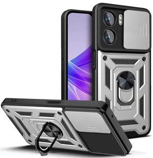 PC + TPU чехол Camshield Armor для OPPO A6X / серебристый 100960 фото