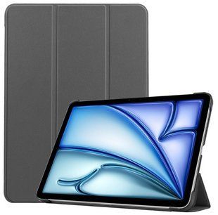 Кожаный чехол книжка Crazy Horse на планшет iPad Air 4 10.9" (2020) / серый 202711 фото