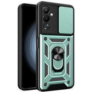 PC + TPU чохол Camshield armor для Tecno POVA 4 / зелений 097057 фото