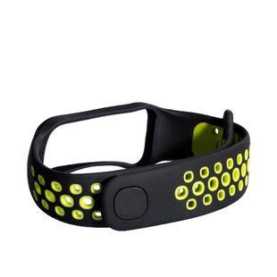 Ремешок Nike на Redmi Smart Band 2 Black and Green 89259 фото