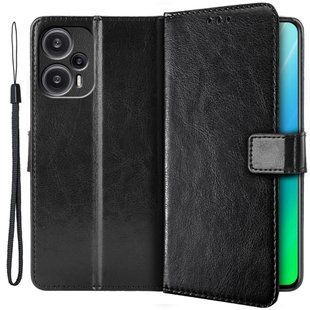 Чохол книжка Book case для Xiaomi Redmi Note 12 Turbo чорний 091263 фото