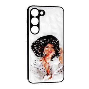 TPU чохол Prisma Ladies для Samsung Galaxy S23 Plus (на самсунг із23 плюс) Girl in a hat 087740 фото