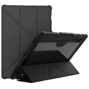Чехол книжка Nillkin Bumper Leather Case Pro на Samsung Galaxy Tab S10 Ultra (14.6") / черный 098615 фото