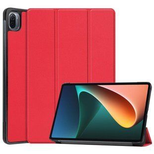 Чехол книжка Crazy Horse для Xiaomi Pad 5 / Xiaomi Pad 5 Pro (11") / красный 093996 фото